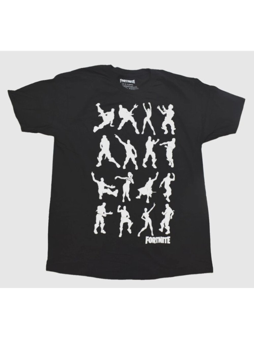 Fortnite Dance Emotes Graphic T-Shirt Men's Black Cotton New With Tags S-3XL